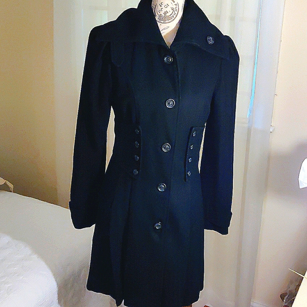 Winter Coat Black by Hazel Size Med